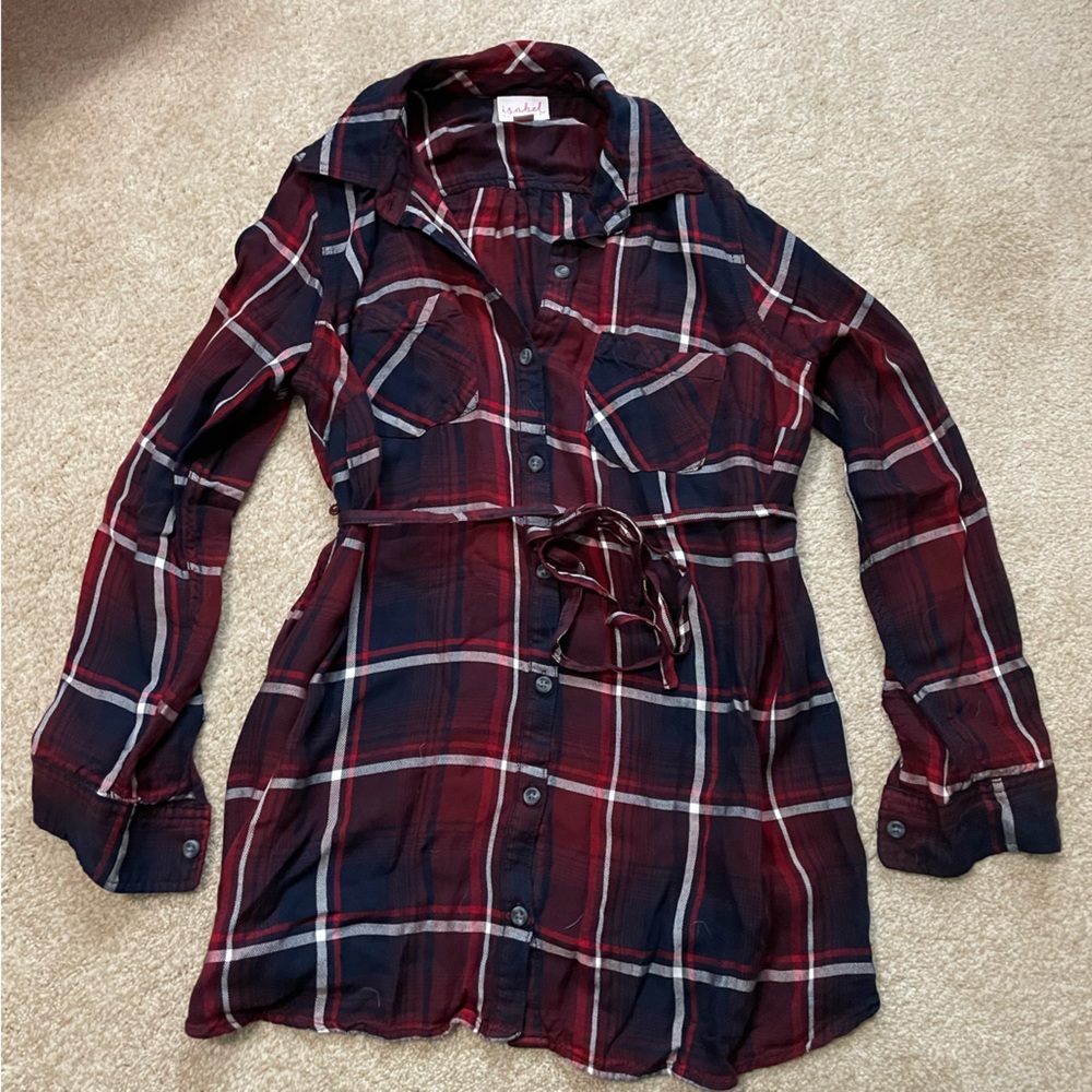 Button down maternity blouse